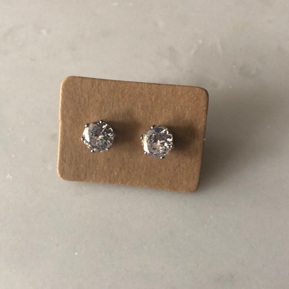 Faux Diamond Earrings